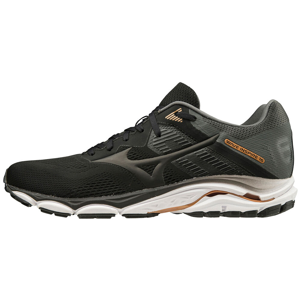 Scarpe Running Mizuno Wave Inspire 16 Uomo - Nere/Grigie - 57163-WBFA